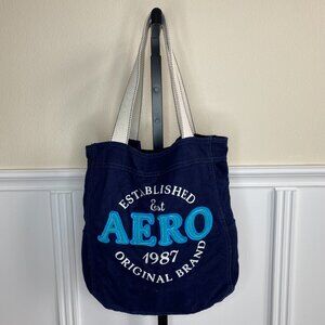 Aeropostale Quilted Canvas Tote Y2K